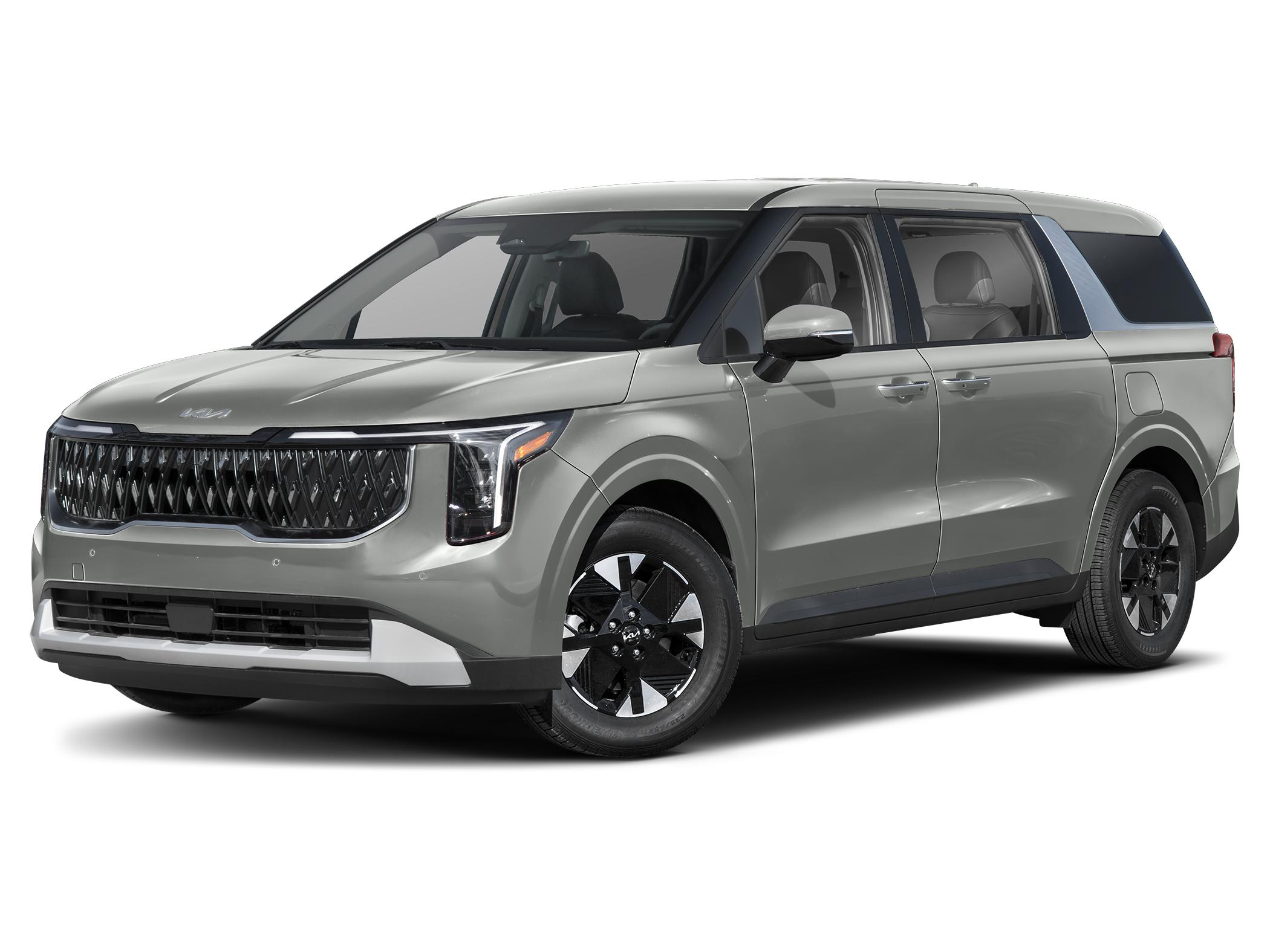 2027 Kia carnival LXS Hybrid — front three-quarter view