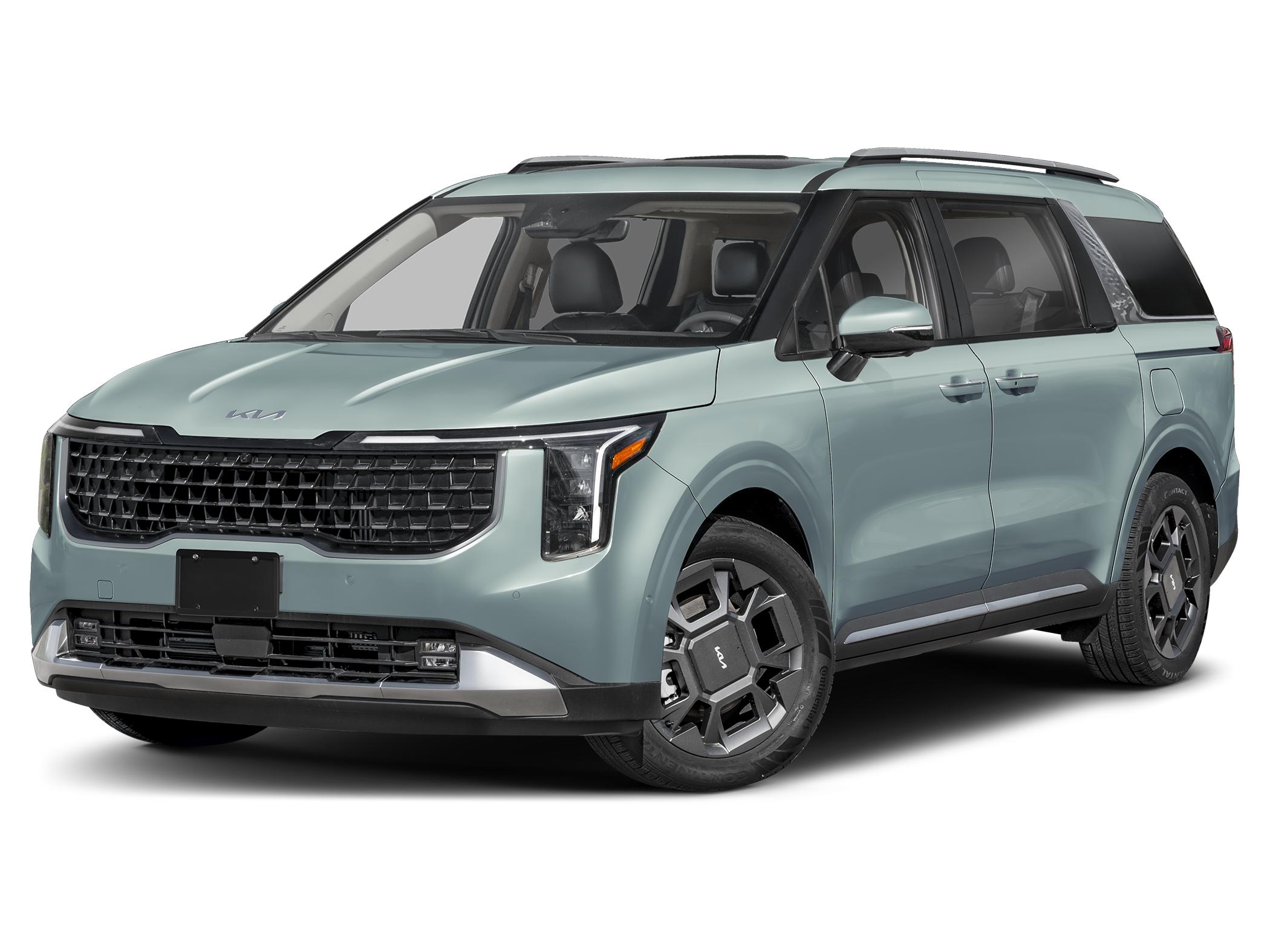 2027 Kia carnival SX Hybrid — front three-quarter view