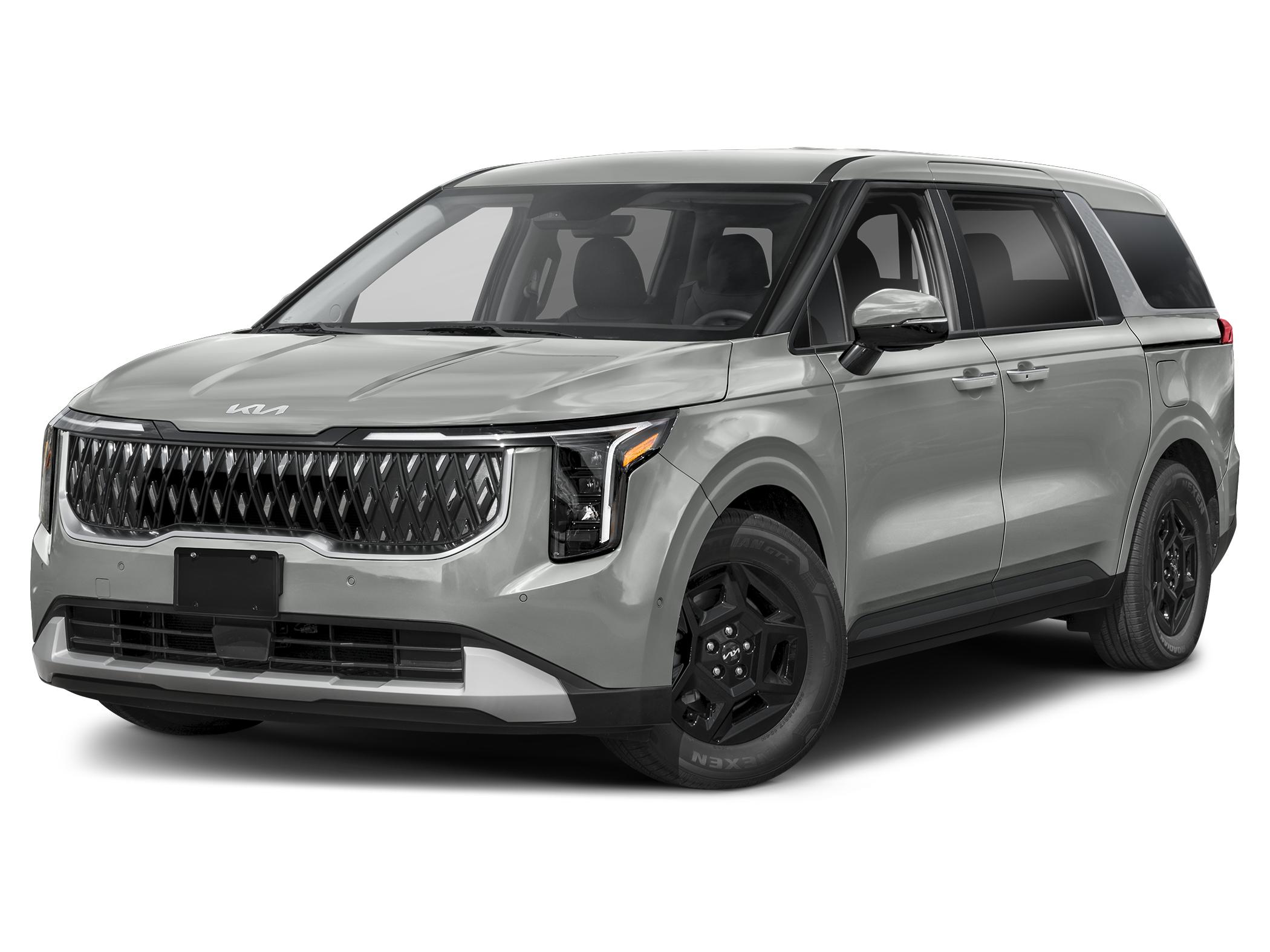 2027 Kia carnival LXS — front three-quarter view