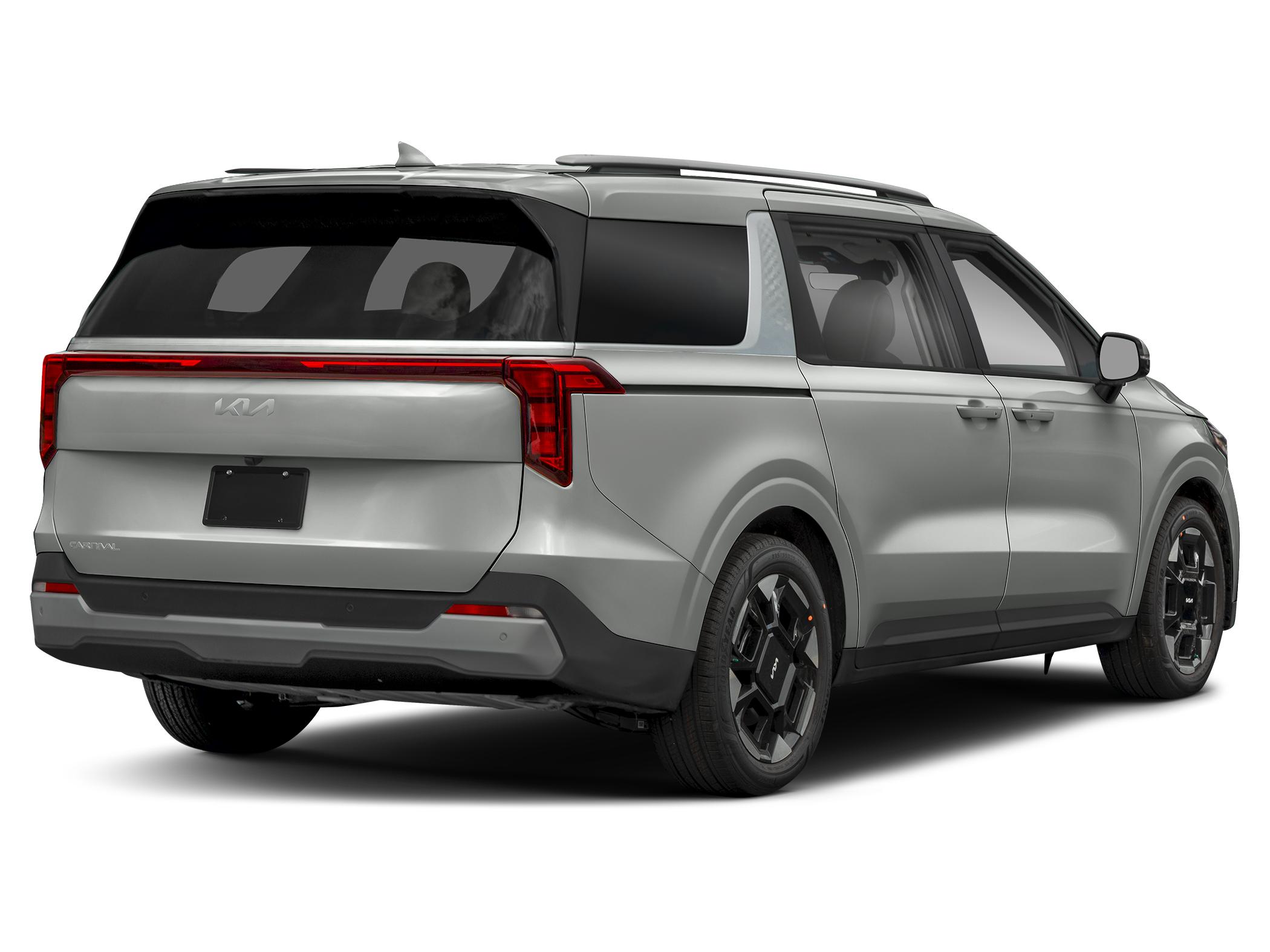 2027 Kia carnival EX — rear three-quarter view