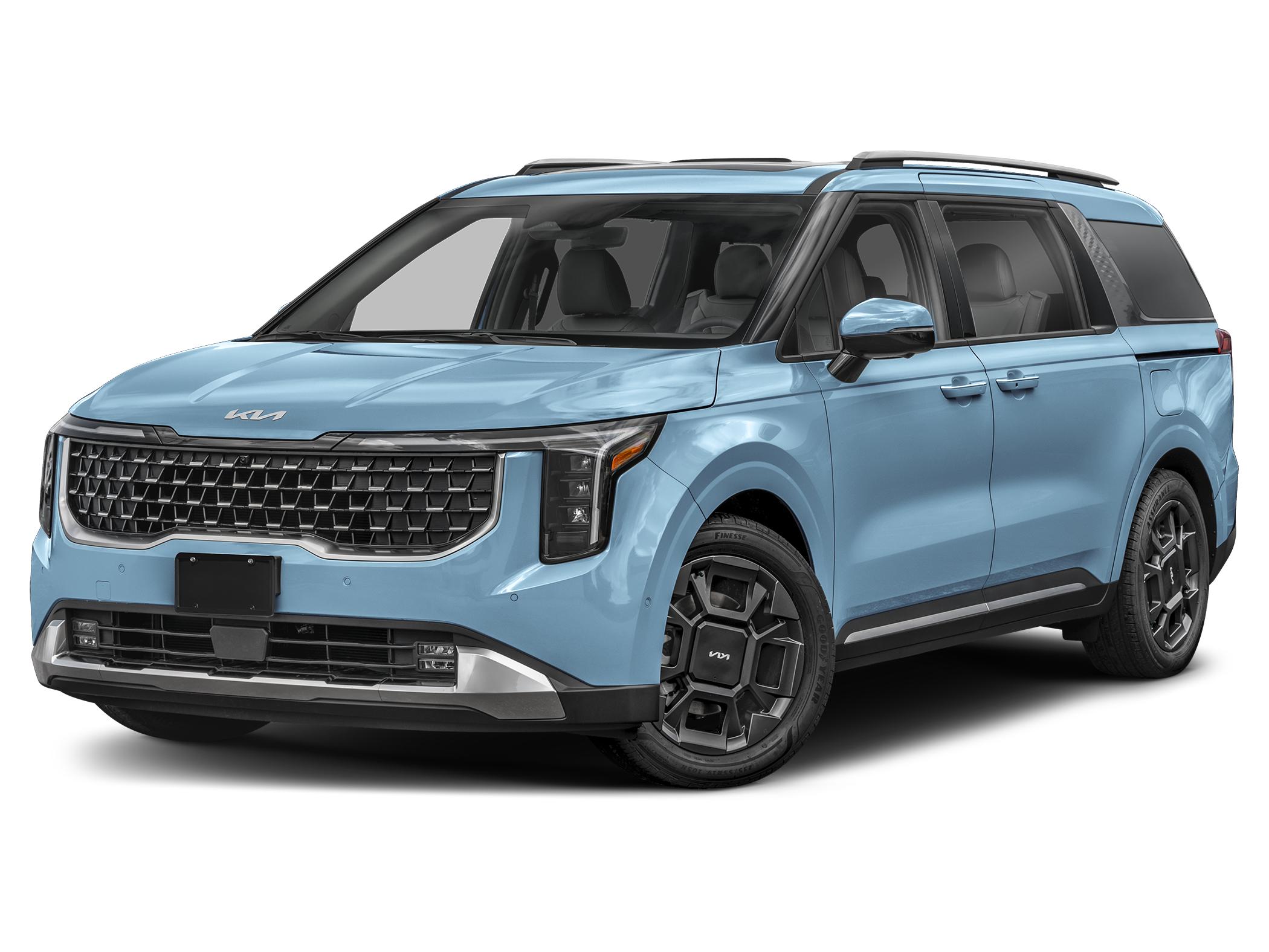 2027 Kia carnival SX — front three-quarter view