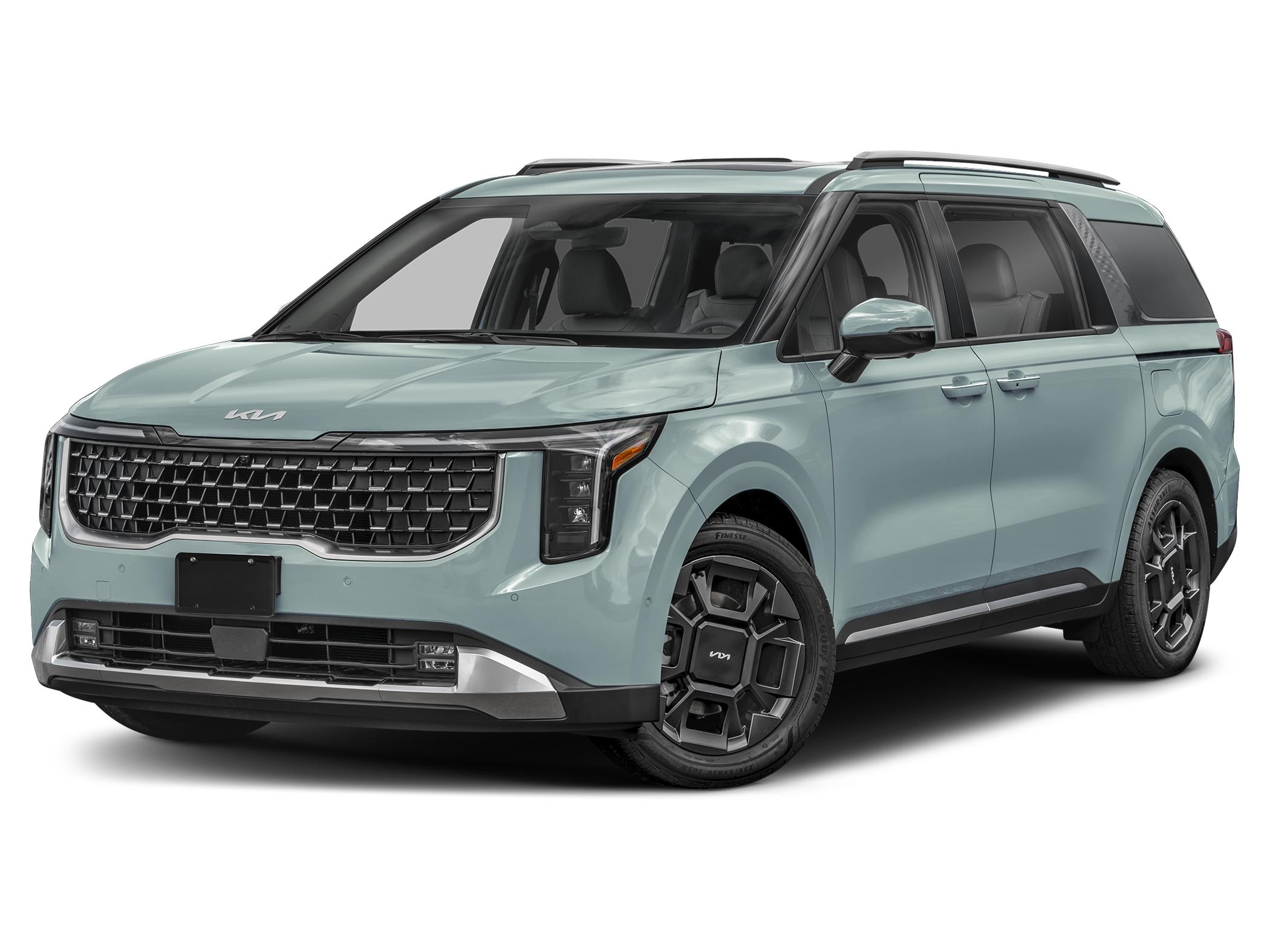 2027 Kia carnival SX — front three-quarter view
