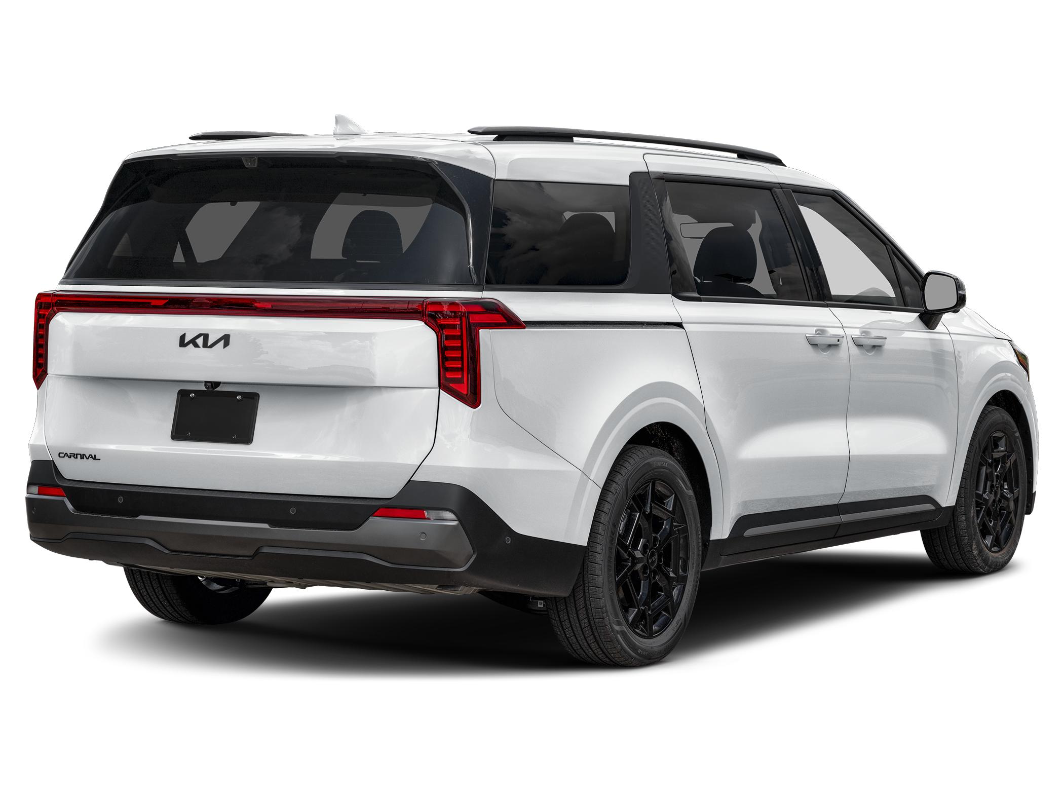 2027 Kia carnival SX Prestige — rear three-quarter view