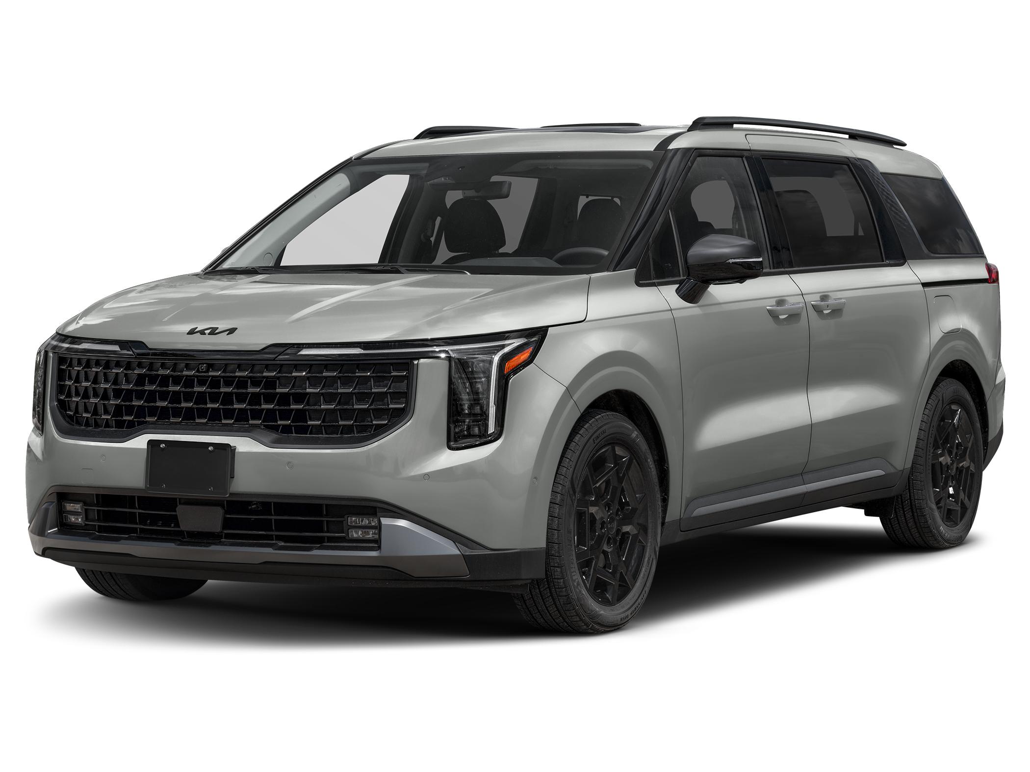 2027 Kia carnival SX Prestige — front three-quarter view