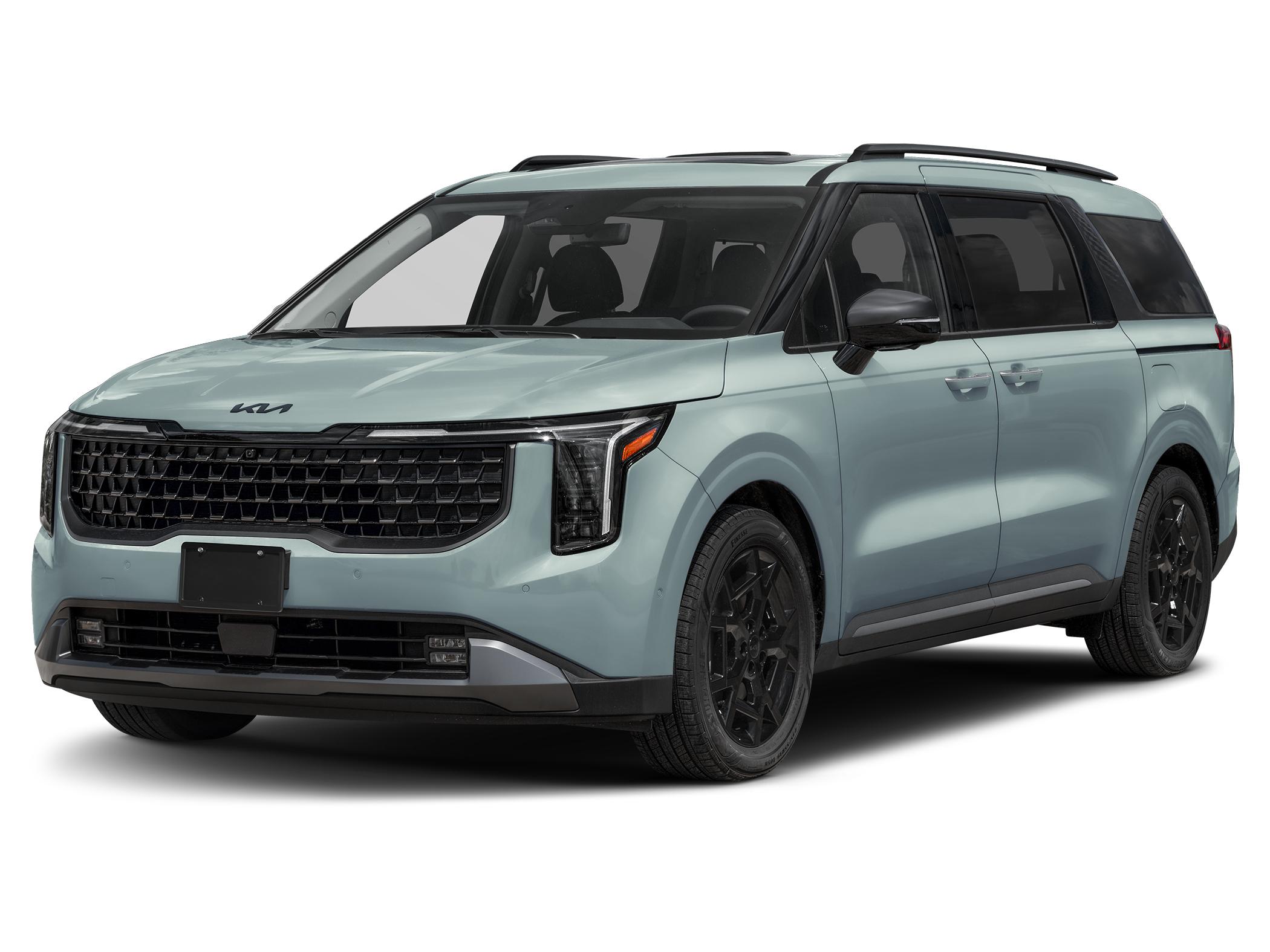 2027 Kia carnival SX Prestige — front three-quarter view