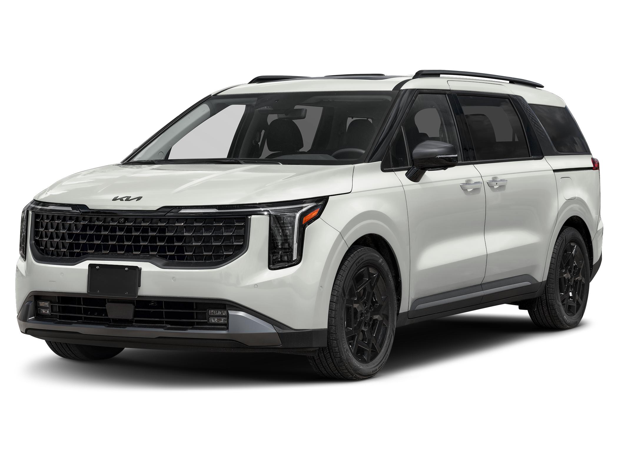 2027 Kia carnival SX Prestige — front three-quarter view