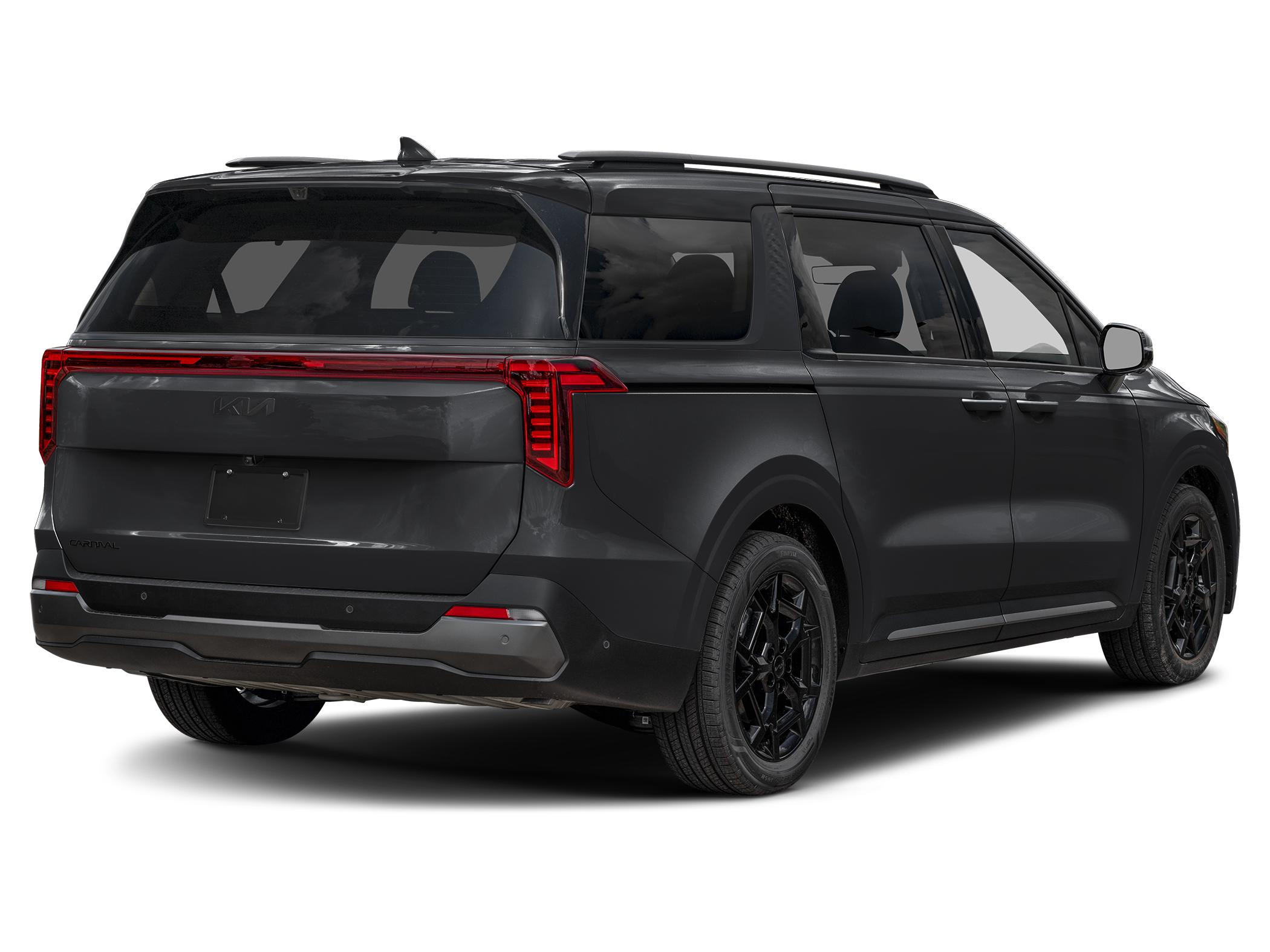 2027 Kia carnival SX Prestige — rear three-quarter view