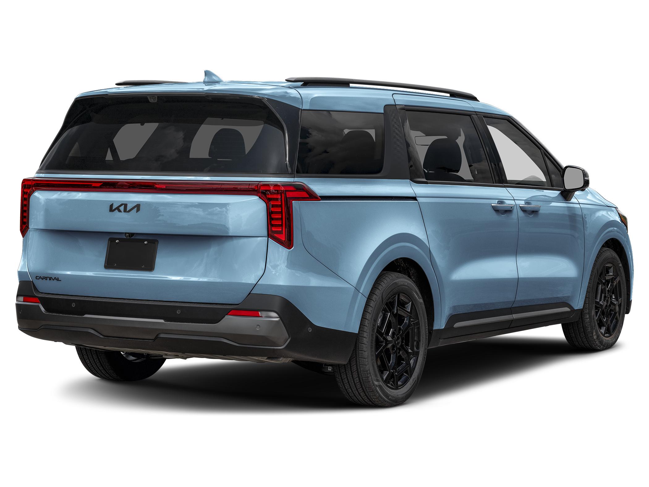 2027 Kia carnival SX Prestige — rear three-quarter view