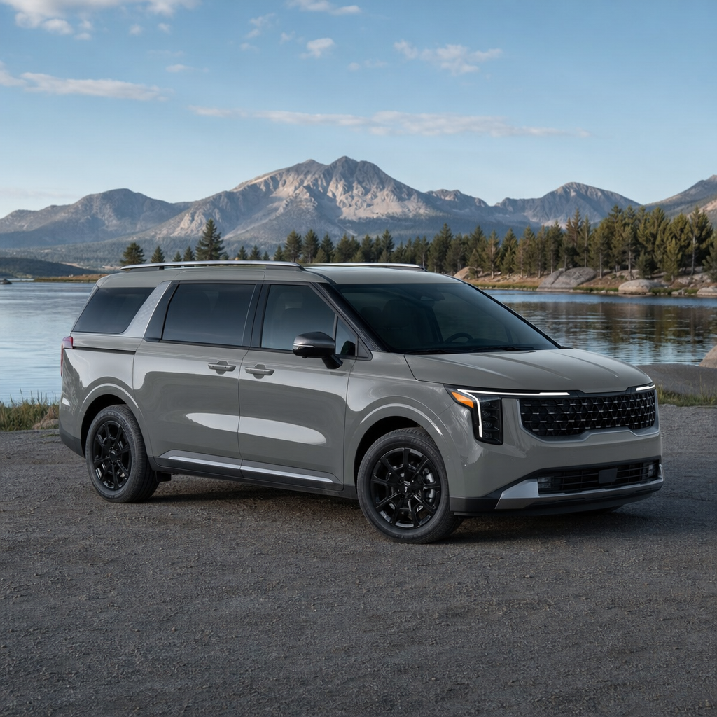2027 Kia carnival EX Hybrid — Ceramic Silver