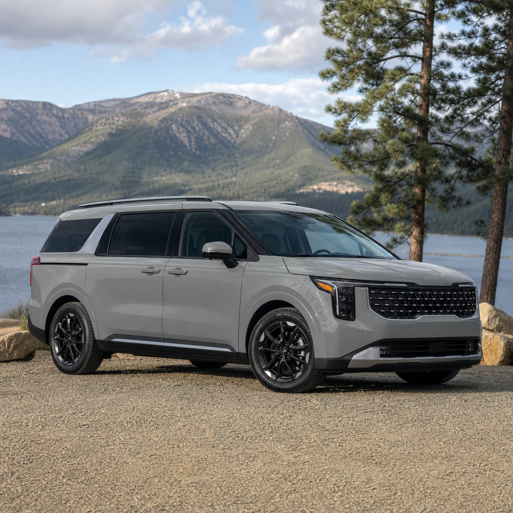 2027 Kia carnival EX Hybrid — Ceramic Silver