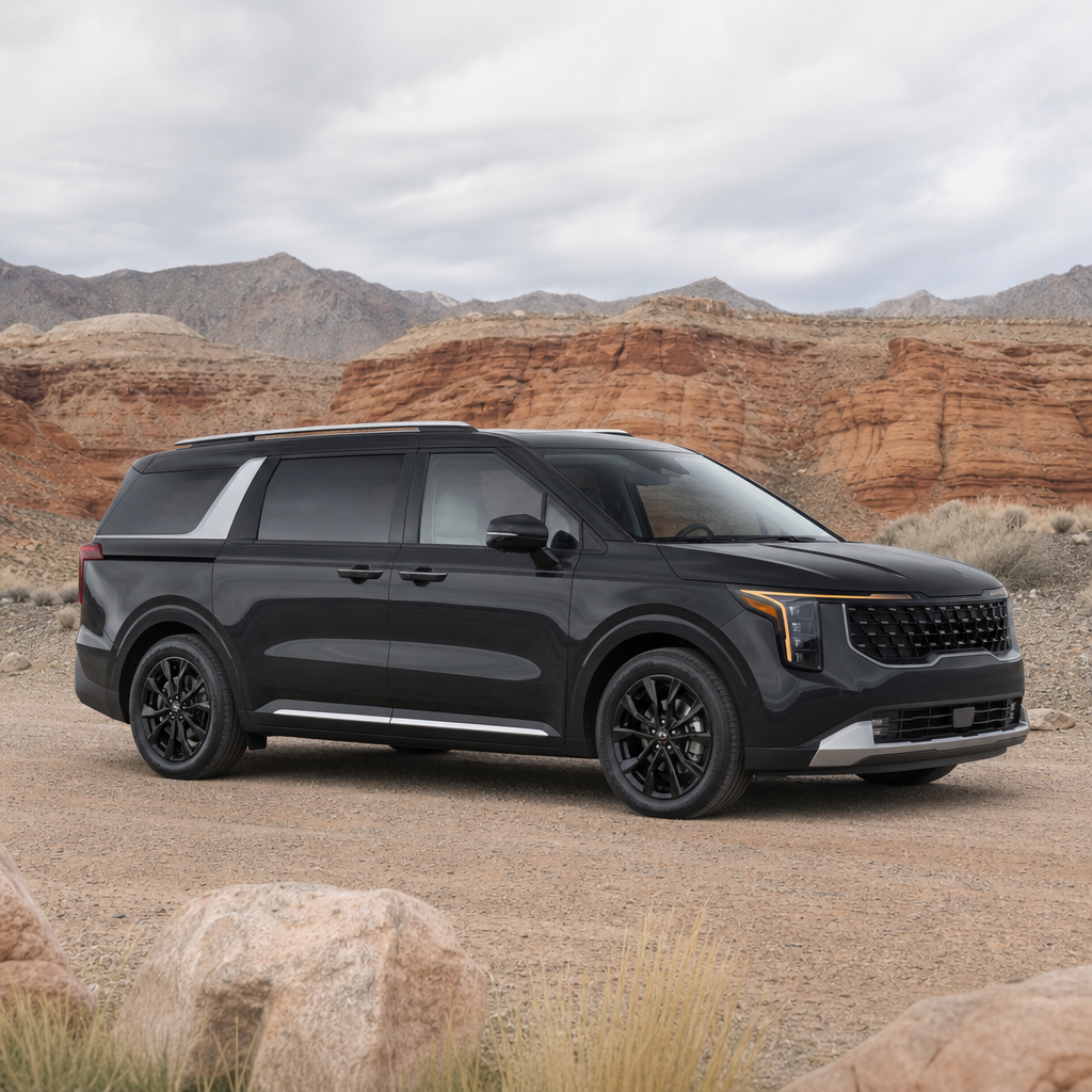 2027 Kia carnival SX — Aurora Black Pearl
