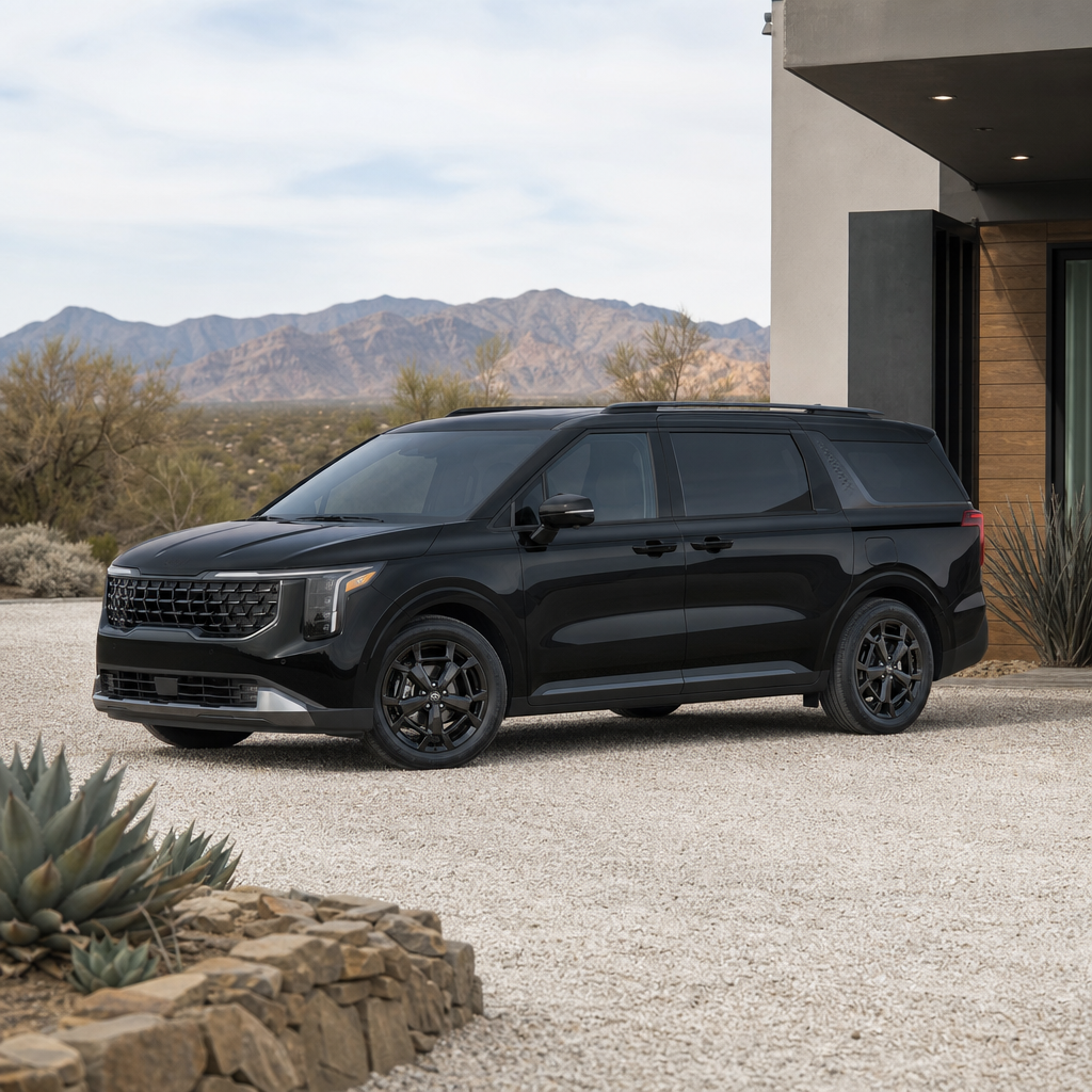 2027 Kia carnival SX — Aurora Black Pearl