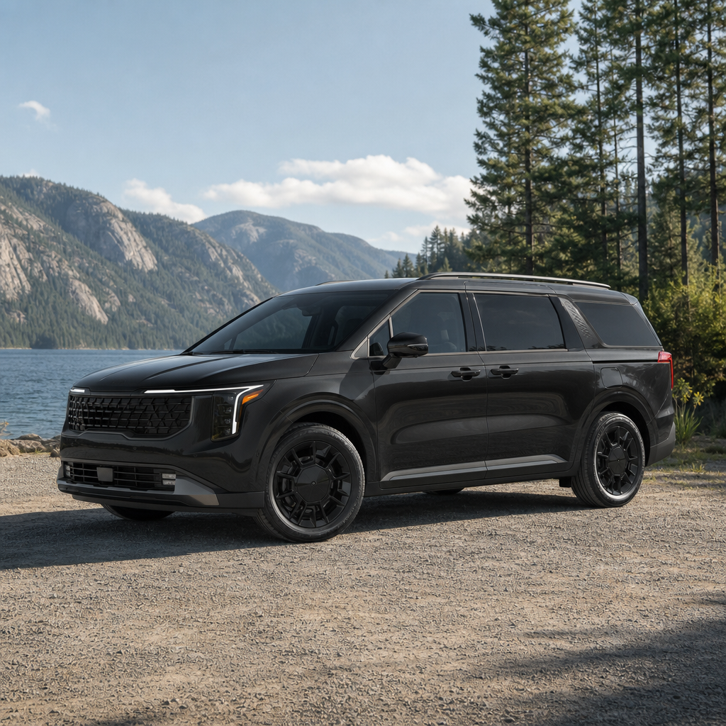 2027 Kia carnival SX — Aurora Black Pearl