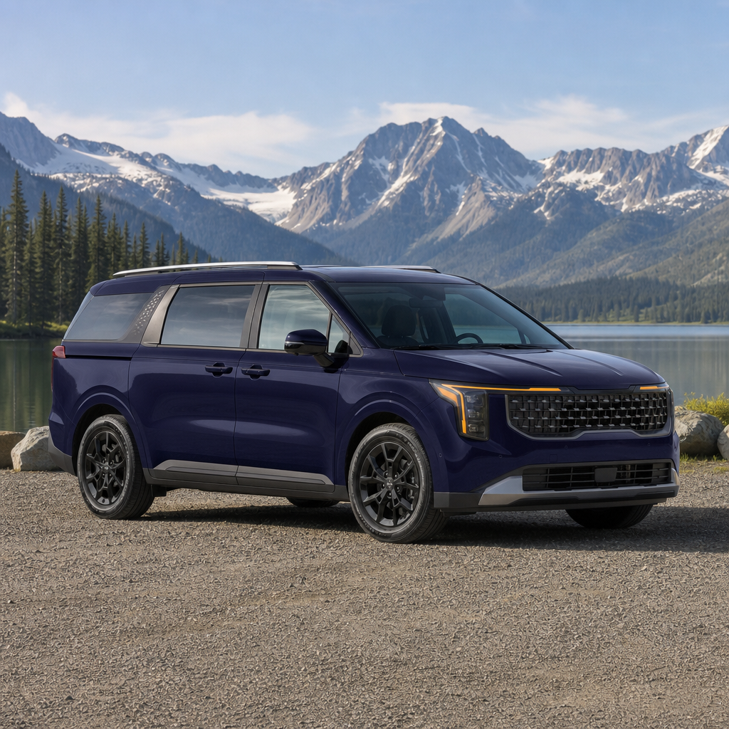 2027 Kia carnival LX — Deep Chroma Blue