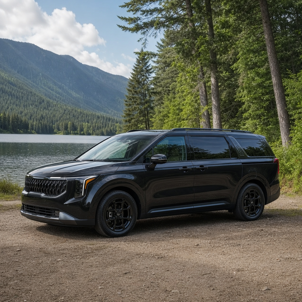 2027 Kia carnival SX — Aurora Black Pearl
