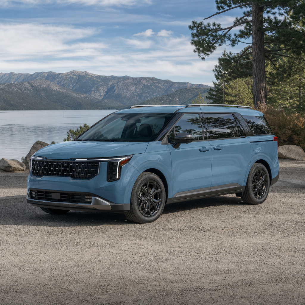 2027 Kia carnival SX Prestige — Astra Blue