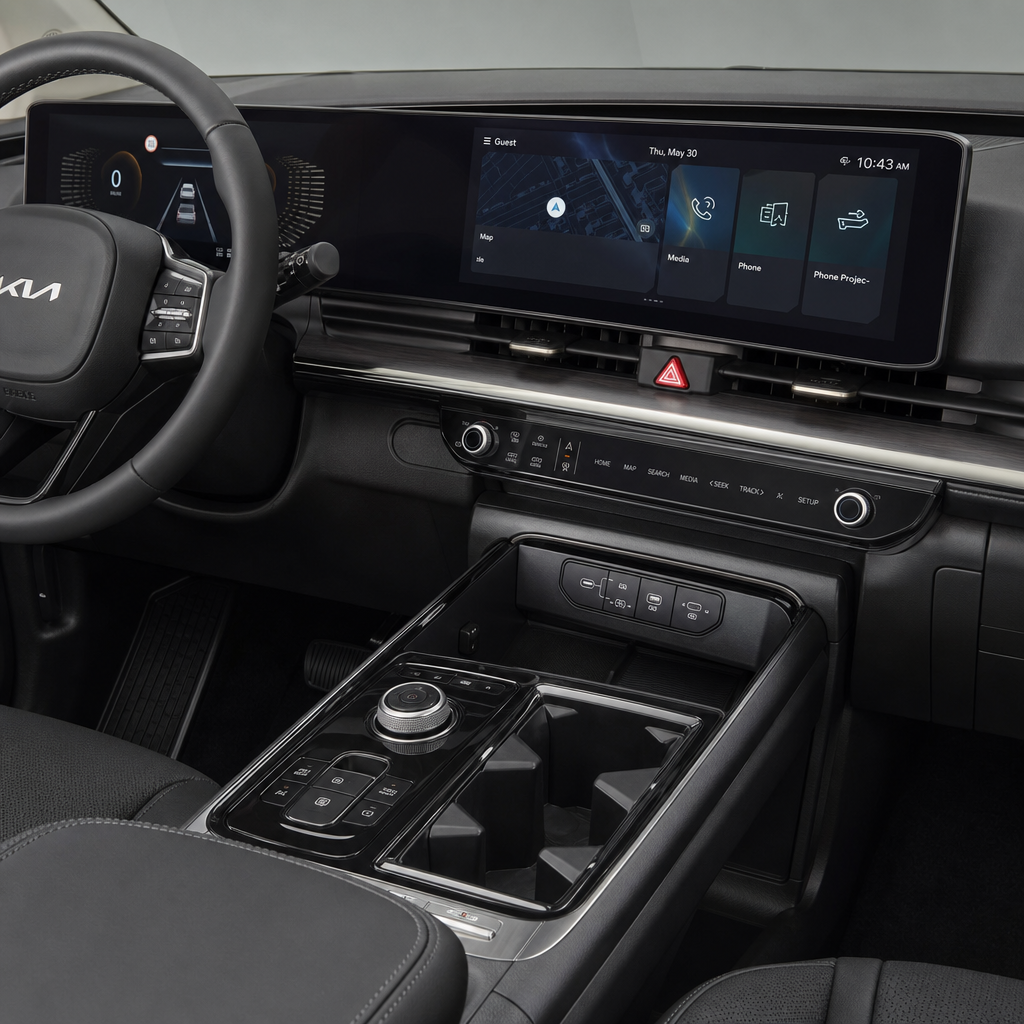 2027 Kia carnival SX — Off-black Leather