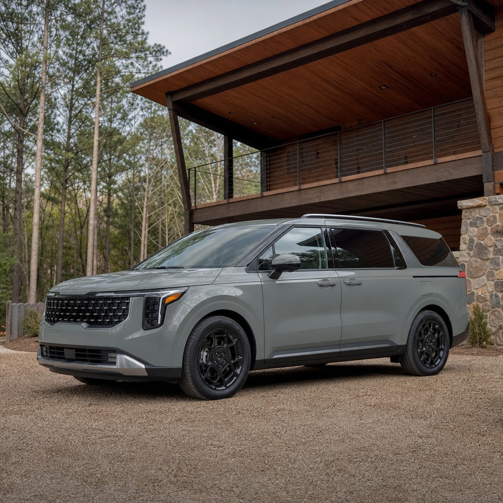 2027 Kia carnival EX Hybrid — Ceramic Silver
