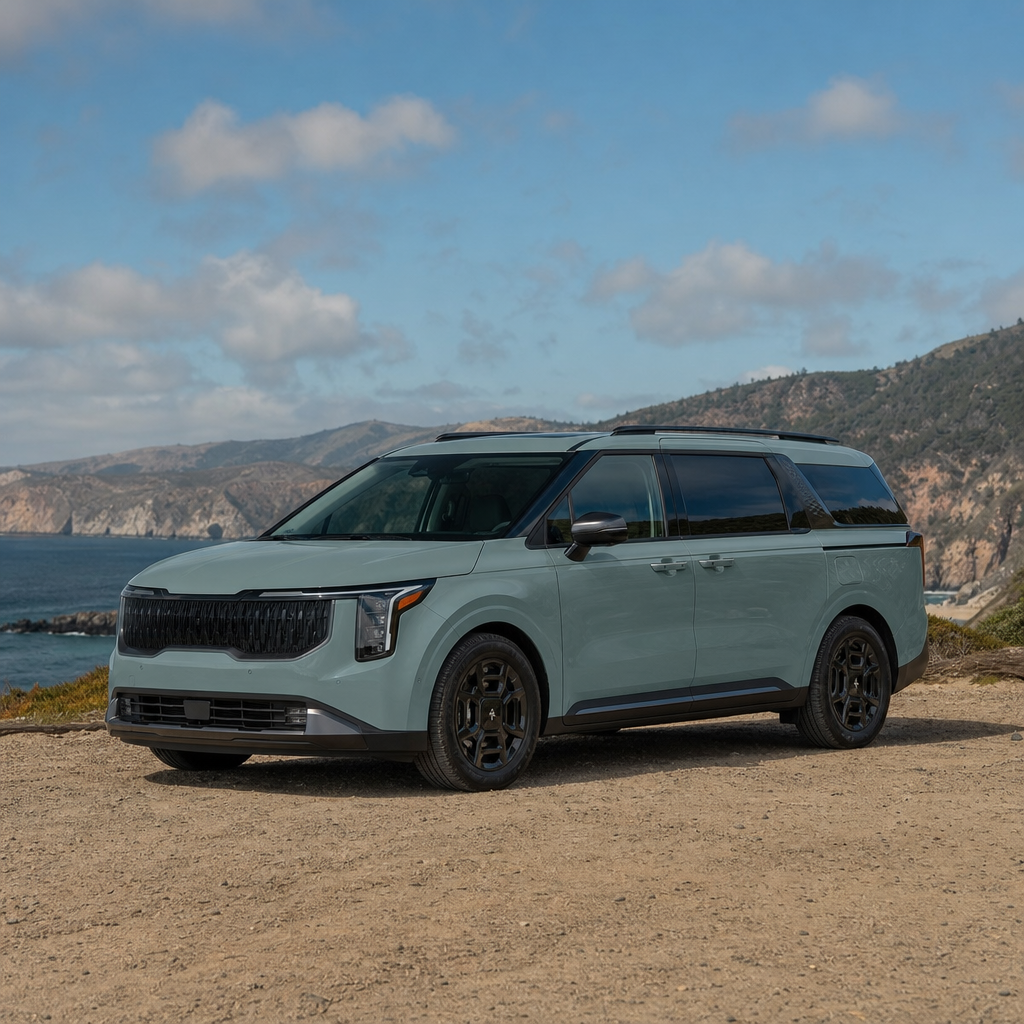 2027 Kia carnival EX — Iceberg Green