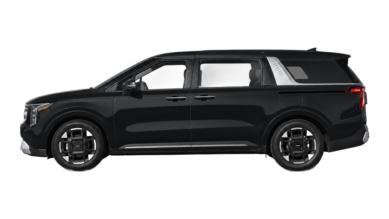 2027 Kia carnival LXS — Aurora Black Pearl