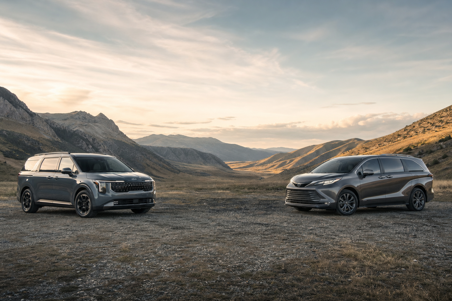 Kia carnival SX Prestige vs Toyota Sienna Limited · FWD
