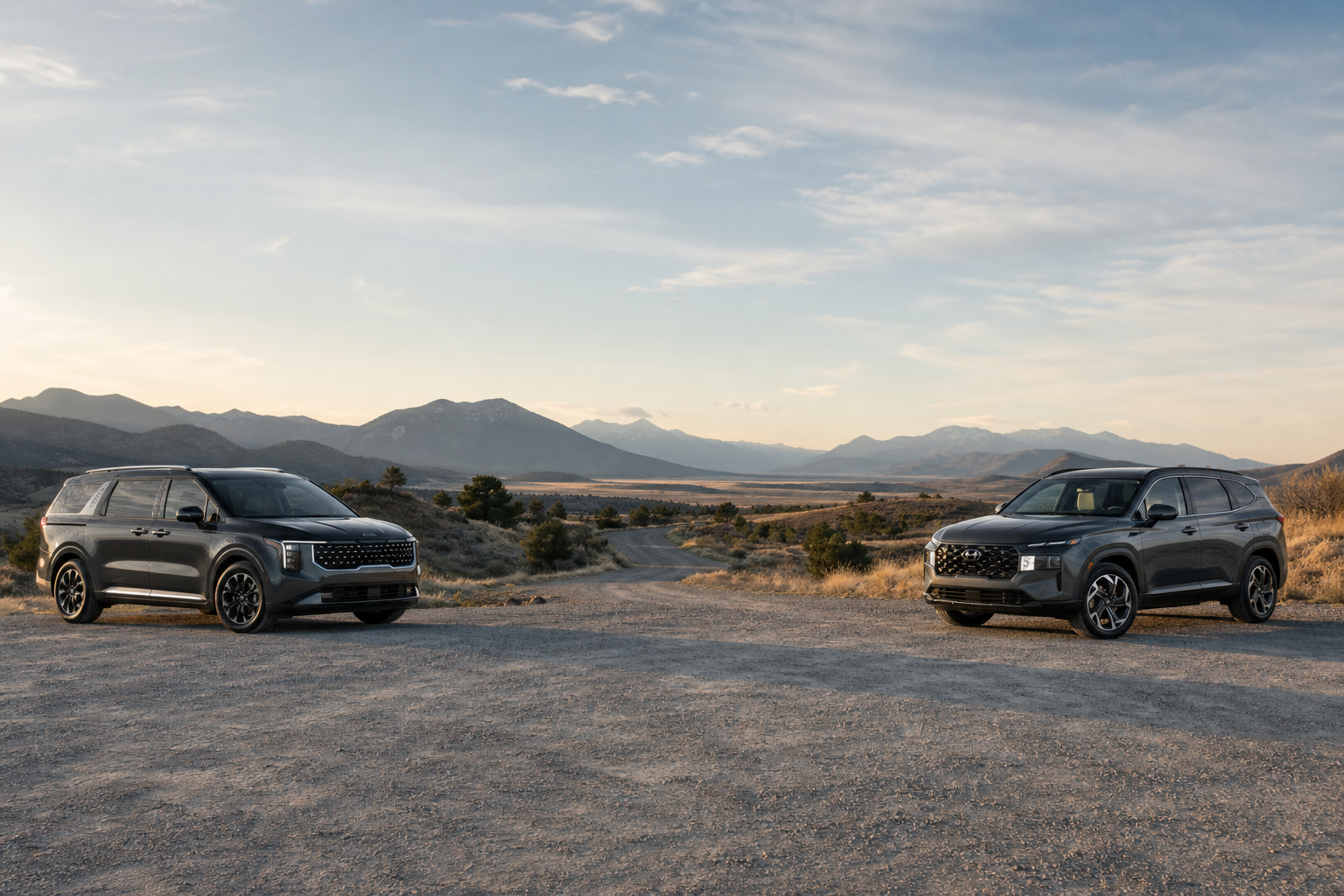 Kia carnival LX vs Hyundai santa-fe SEL · FWD