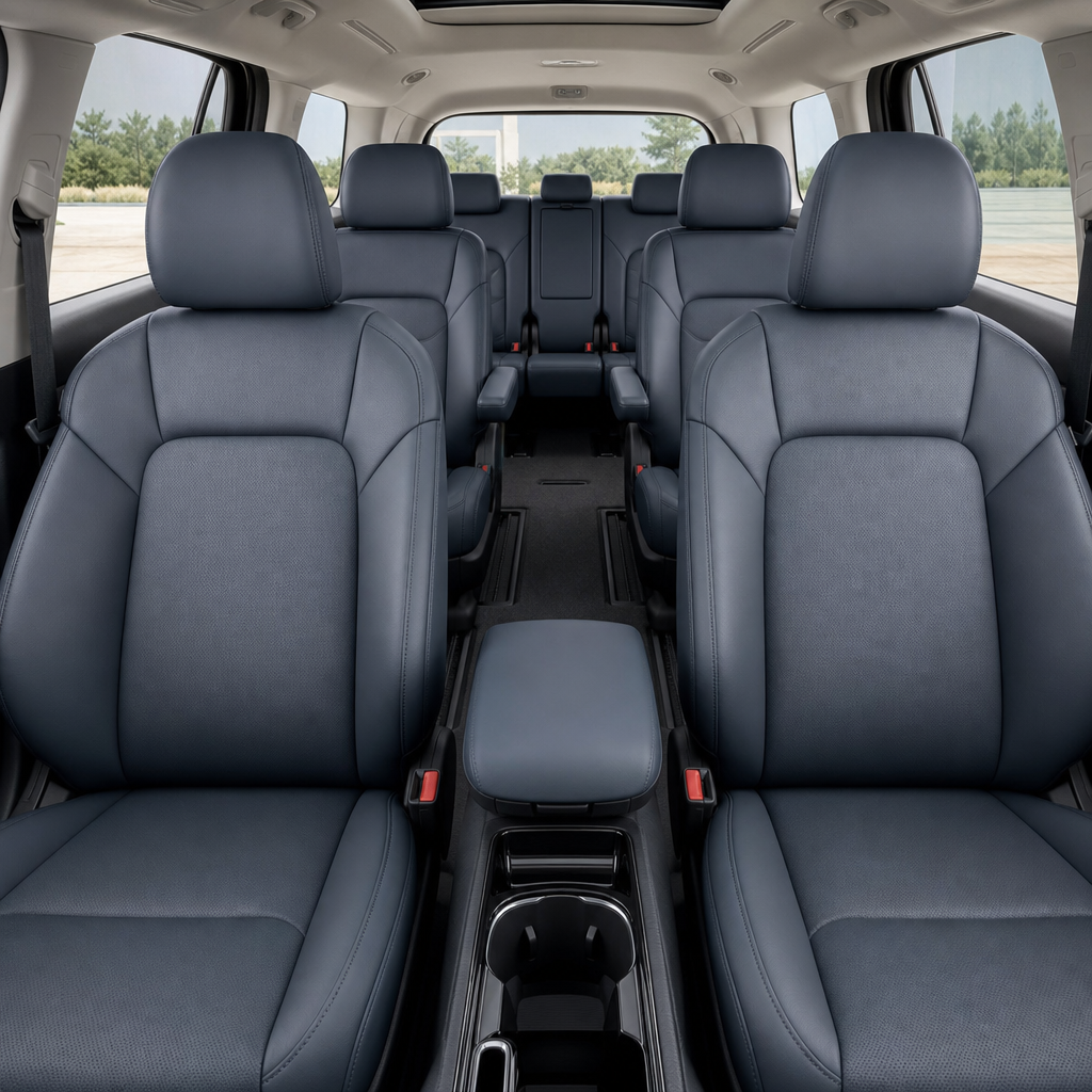 2027 Kia carnival EX — Navy/gray Leather